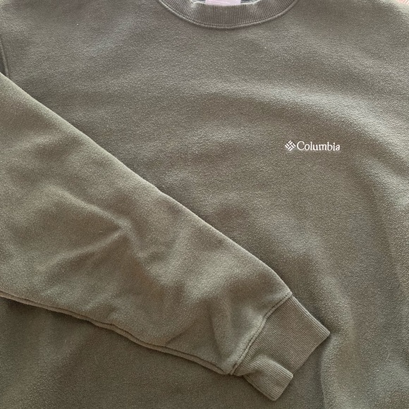 Columbia sweatshirt green size large - Picture 3 of 4